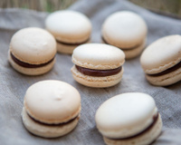 Macarons poire chocolat