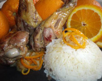 Manchons de canard à l'orange