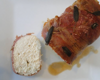 Une de mes recette préférée : le polpettone : c'est un pain de viande au poulet, avec de la ricotta, le tout enroulé de jambon cru et cuit avec un peu de vin blanc, avec…