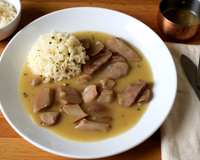 Langue de bœuf sauce madère