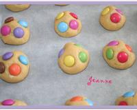 De bons cookies aux Smarties bien fondants !