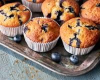 Muffins au cœur de myrtilles