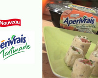 Petits roulés au saumon fumé & Apérivrais tartinade au saumon