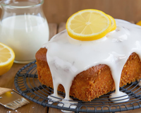 Cake au citron avec glaçage