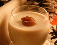 Panna Cotta à la crème de marron et au whisky