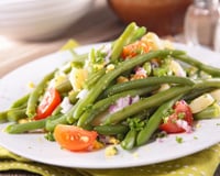 Salade de haricots verts estivale