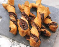 Torsades au Nutella et pépites de chocolat