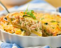 Une quiche gourmande et légère, grâce à la douceur du St Môret !