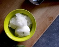 Sorbet au citron et au romarin