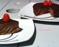 Marbré chocolat noir - framboise