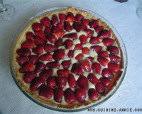 Tarte aux fraises et à la faisselle
