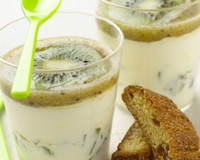 Mousse de Kiwi de l'Adour au Chocolat Blanc