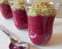 Verrine betterave rouge & avocat