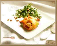 Feuilletés de cagouilles à la crème de roquefort