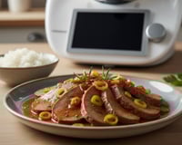 Langue de bœuf sauce piquante au thermomix