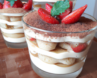 Tiramisu aux fraises inratable