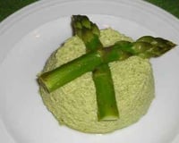 Petits flans aux asperges vertes