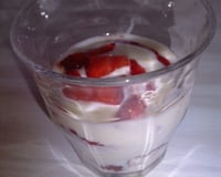Verrine de fraise