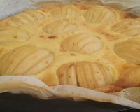 Tarte poire-chocolat de grand-mère