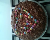 Gâteau anniversaire au chocolat