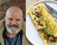 “C’est pas si facile que ça” : Philippe Etchebest nous livre ses astuces de chef pour réussir l’omelette aux champignons