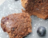 Fondant chocolat myrtilles