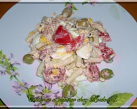 Salade de pâtes au thon mayonnaise