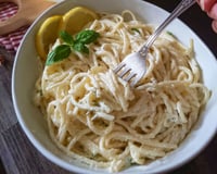 Spaghetti au citron ultra crémeux