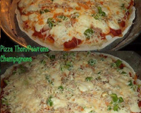 Pizza Thon/Poivrons/Champignons