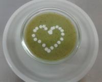 Velouté d'asperges et courgettes