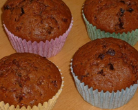 Muffins chocolat, pépites