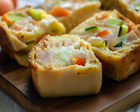 Cake surimi courgettes