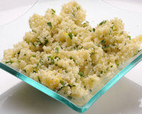 Semoule express aux herbes fraîches