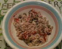 Salade de riz sans maïs 