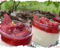 Verrines coco et fruits rouges