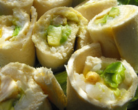 Sushis poulet, avocat, mayo... et pain de mie !