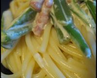 Une touche verte dans la sauce pour équilibrer le plat.