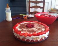 Fraisier facile et rapide à faire.
