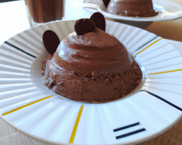 Mousse mi-cuite au chocolat