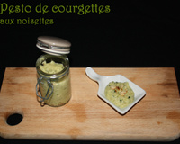 Pesto de courgette aux noisettes