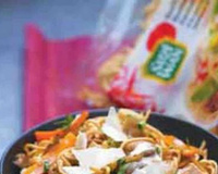 Nouilles aux pleurotes