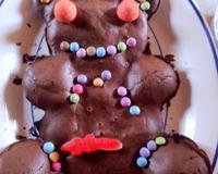 Idée simple de gâteau au chocolat à réaliser pour anniversaire d'un enfant.