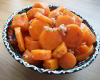 Carottes marinées pour l'apéritif