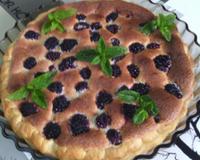 Une jolie tarte brillante aux couleurs d'automne, à déguster au retour de la cueillette des champignons !