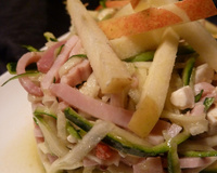 Timbale de courgettes crues