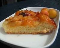 Gâteau aux mirabelles caramélisées