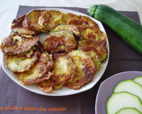 Beignets de courgettes au basilic