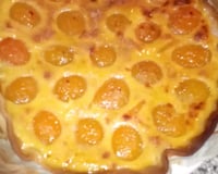 Tarte aux abricots à la crème d'amandes