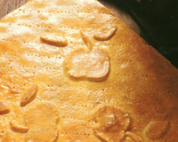 Tarte aux pommes pour 24 personnes, possible sans oeuf.