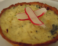 Tarte aux fanes de radis